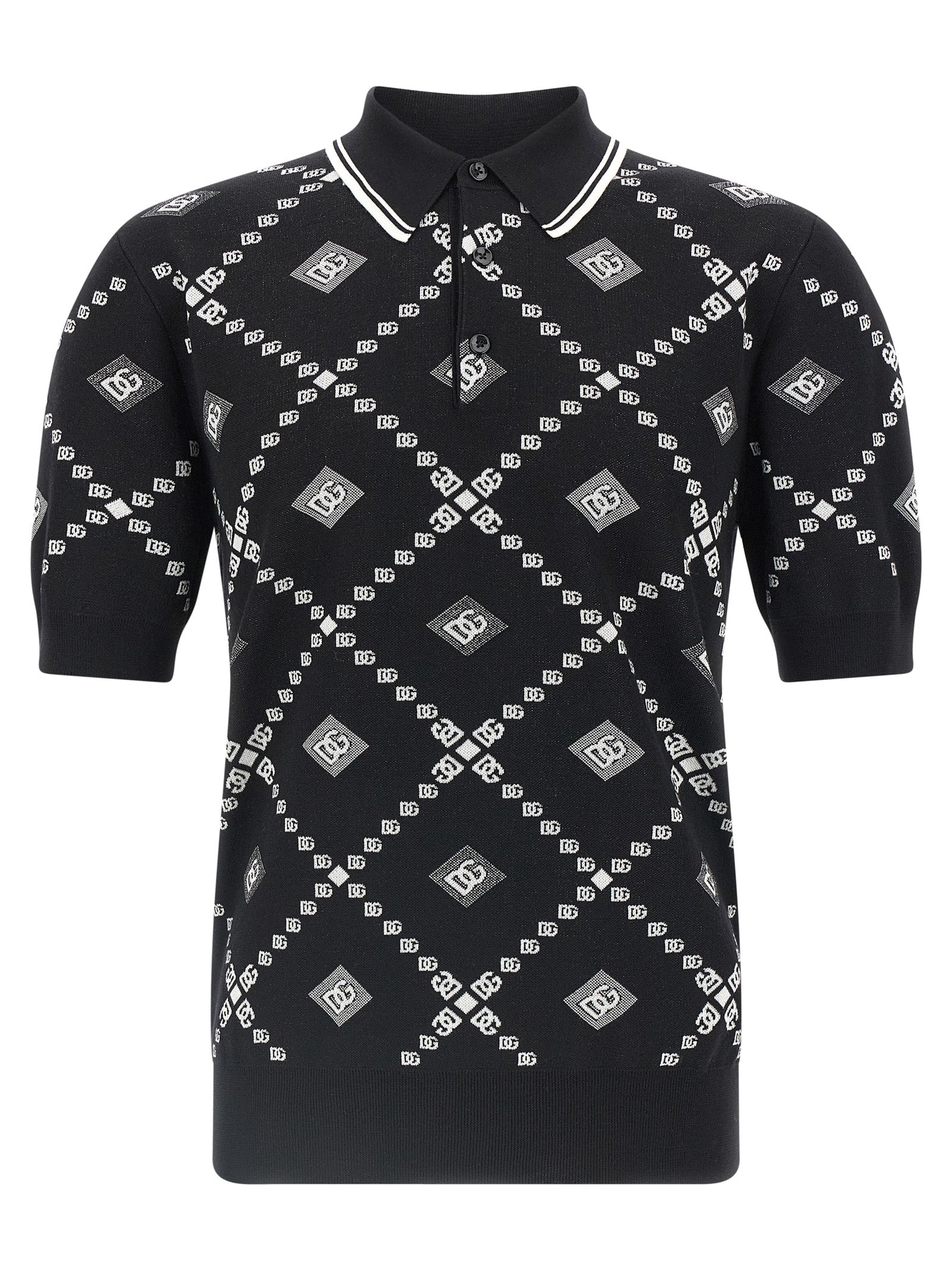 Dolce & Gabbana Knitted Polo Shirt