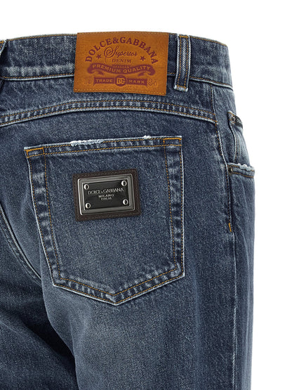 Dolce & Gabbana Jeans for Men — Denim Blue, True Fit