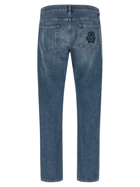 Dolce & Gabbana Jeans — Heraldic Embroidery, Men’s Fit