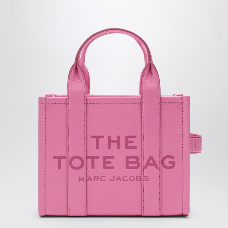 Marc Jacobs The Small Tote Bag in Fluo pink leather