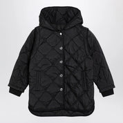 Givenchy Black quilted parka with removable sleeves