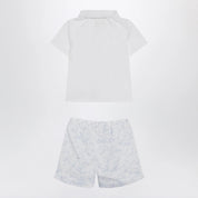 Givenchy White/light blue cotton two-piece set