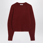 Max Mara Raspberry sweater in stretch cashmere knit