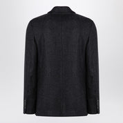 Ami Paris Grey wool double-breasted jacket