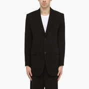 Ami Paris Black wool single-breasted jacket
