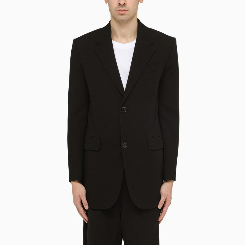 Ami Paris Black wool single-breasted jacket