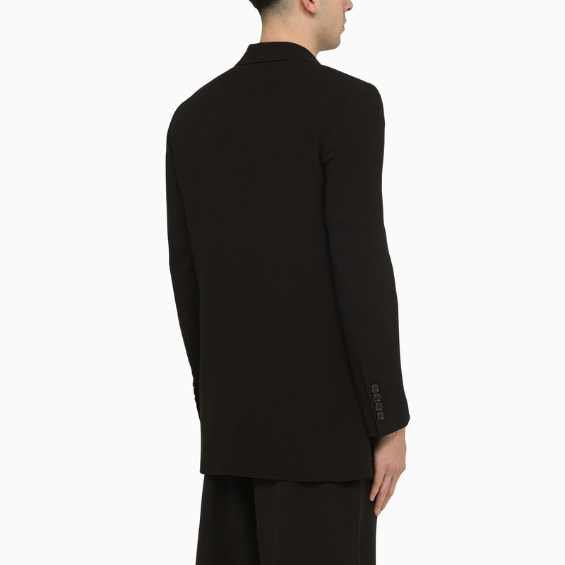 Ami Paris Black wool single-breasted jacket