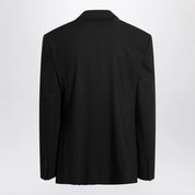 Ami Paris Black single-breasted wool jacket