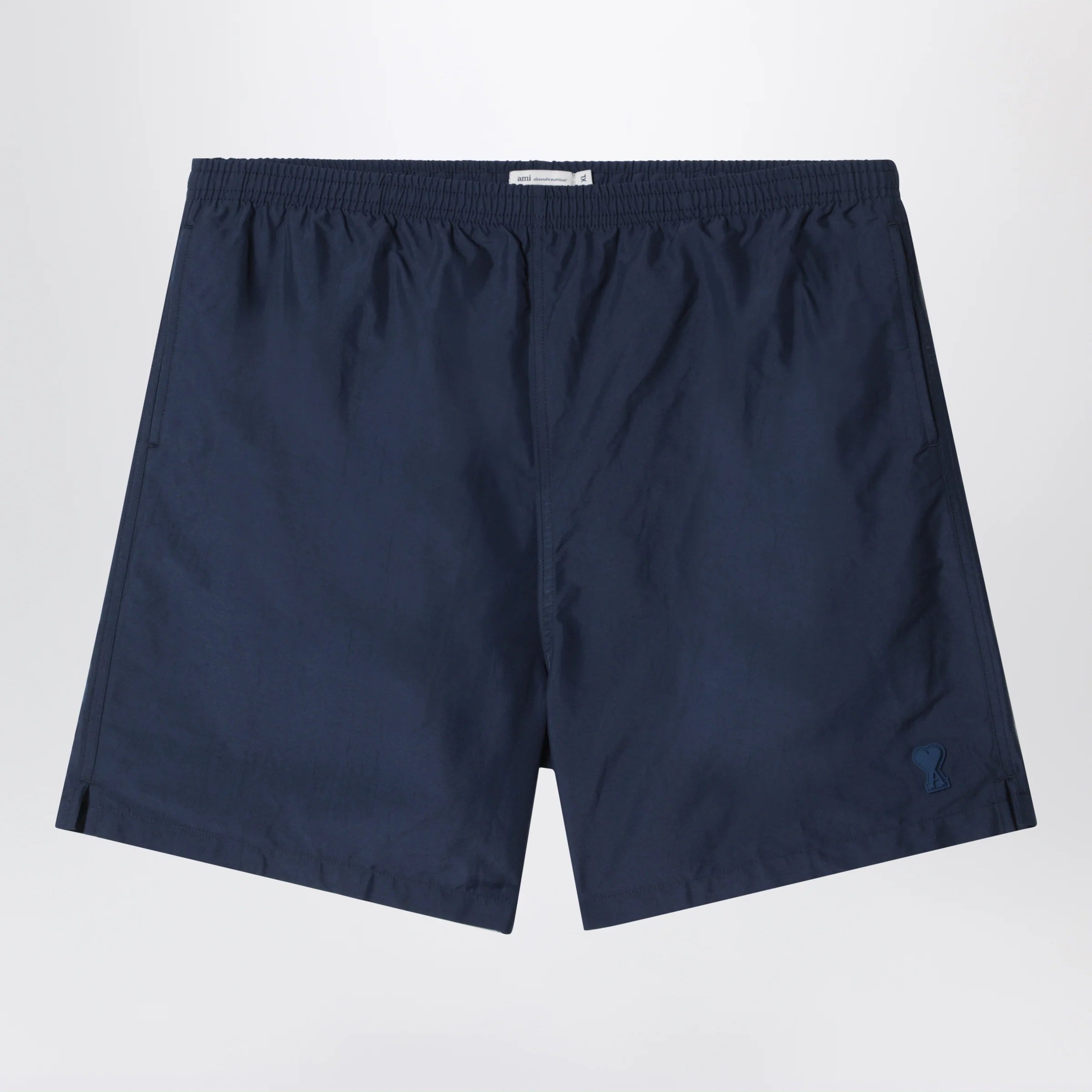 Ami Paris Ami de Coeur Short Swim Shorts in Ink