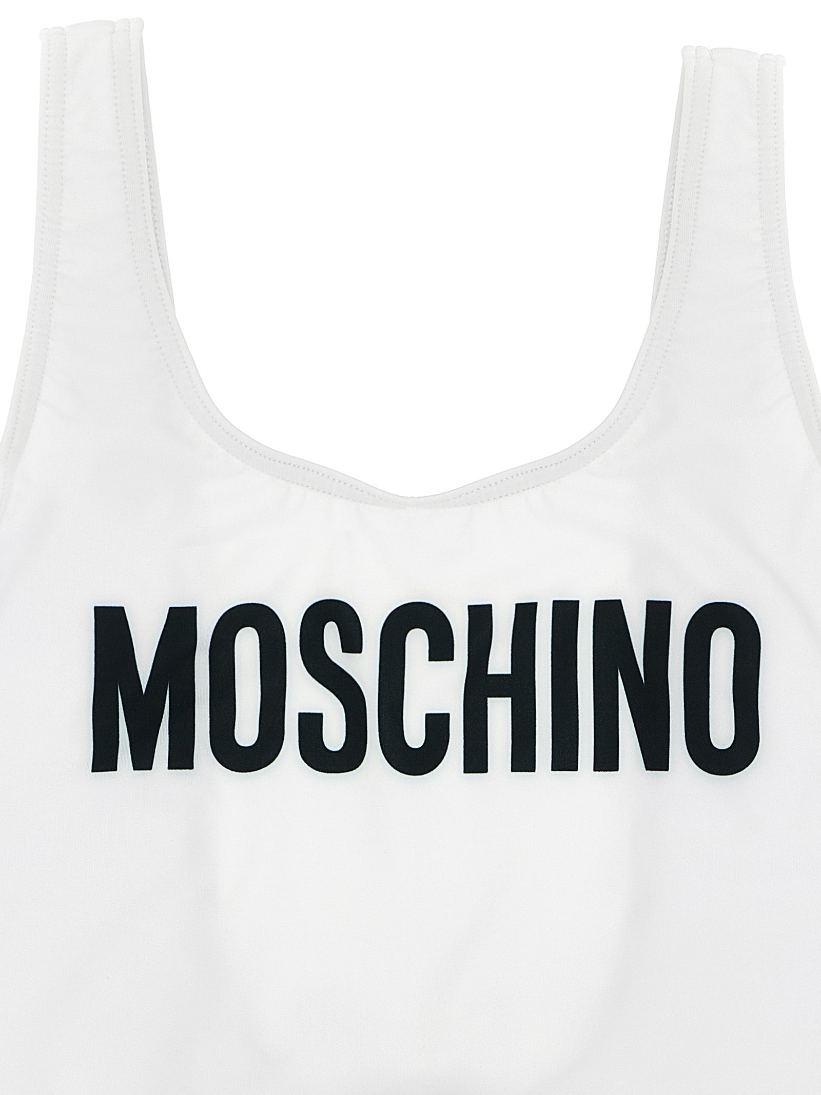 Moschino Kid Teen Logo Lettering One-piece Swimsuit