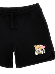 Moschino Kid Teen Teddy Shorts for Girls — Black, €XX