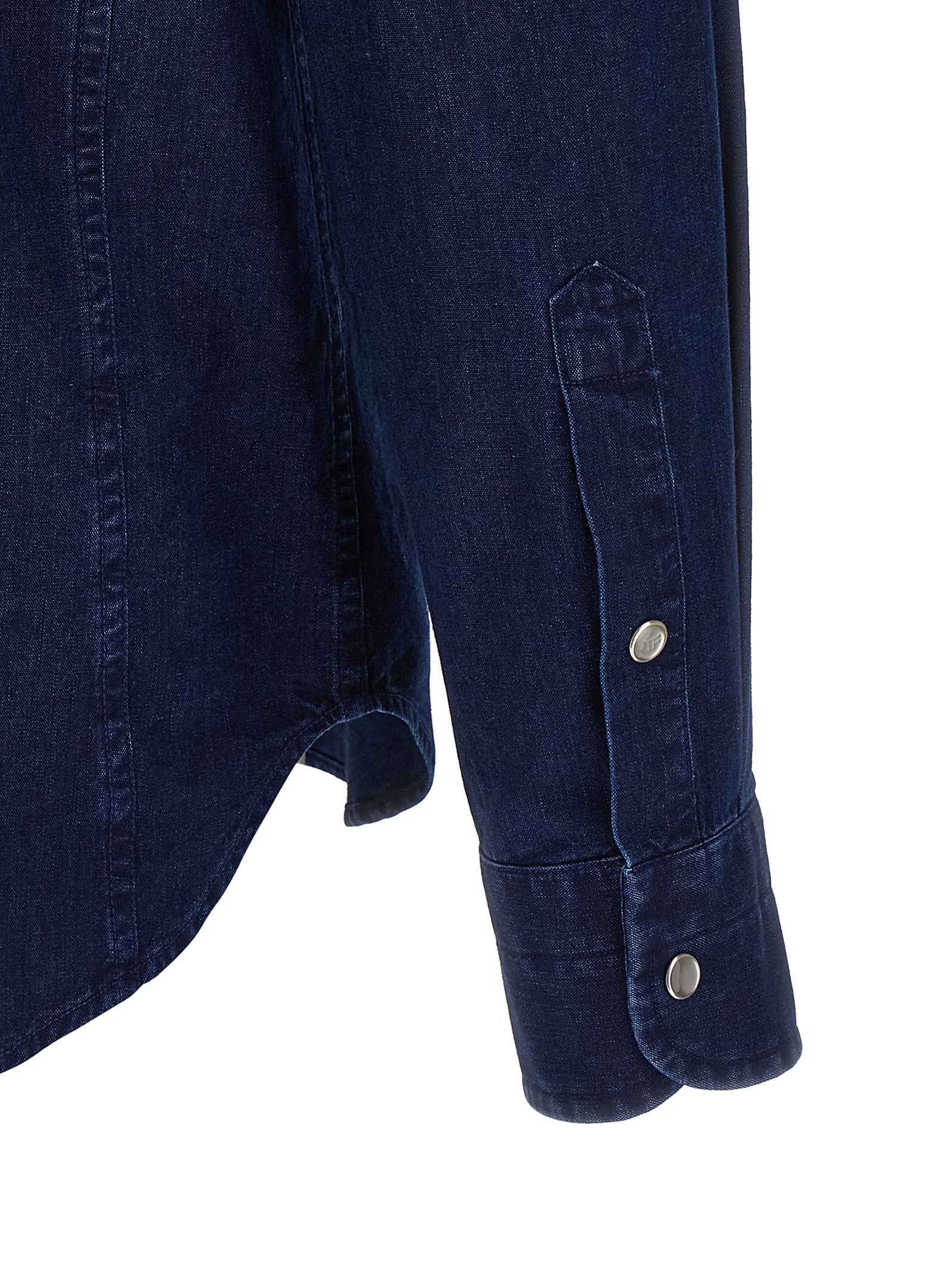 Tom Ford Western Shirt — Slim Fit Cotton Poplin