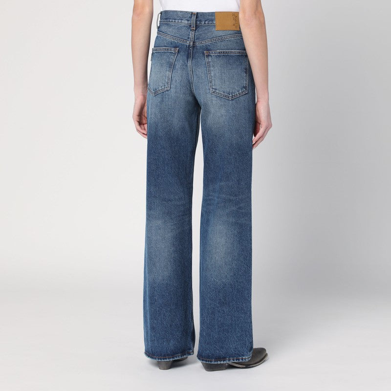 Haikure Korea blue washed jeans