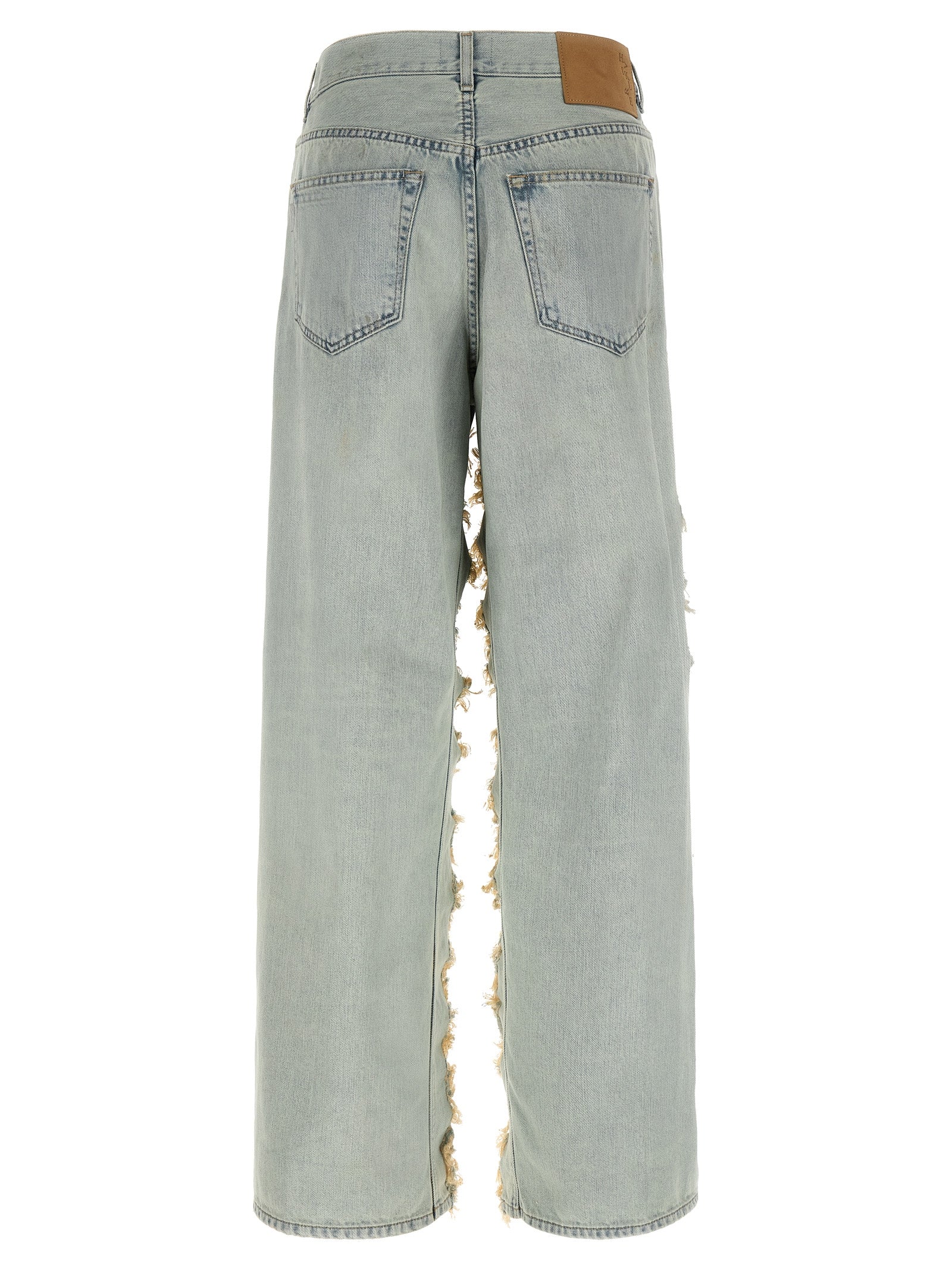 Haikure Bonnie Jeans — Wide Flare Light Blue Denim
