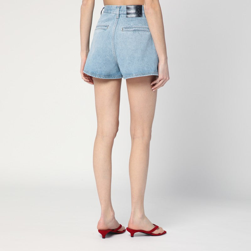 Haikure Ashley shorts in light blue denim