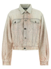 Haikure Simon Jacket — Glitter Cotton Denim Jacket