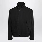 Ami Paris Black zip-up wool jacket