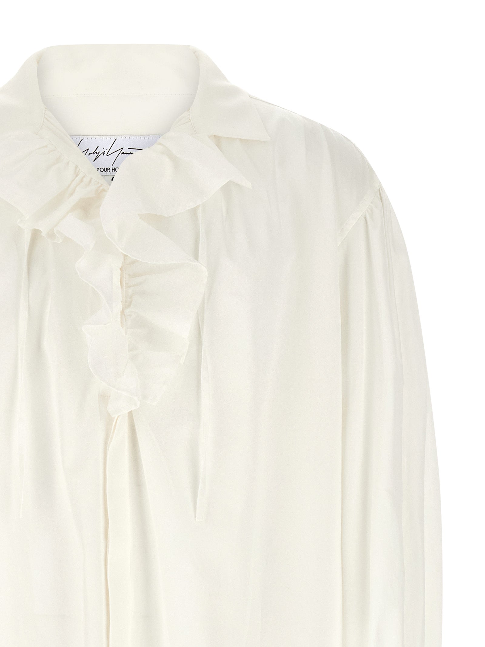 Yohji Yamamoto Frilled Gather Shirt