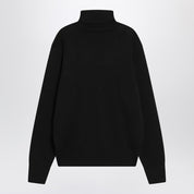 Ami Paris turtleneck sweater Ami De Coeur in black wool