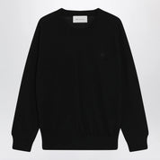 Black Ami de Coeur wool sweater by Ami Paris