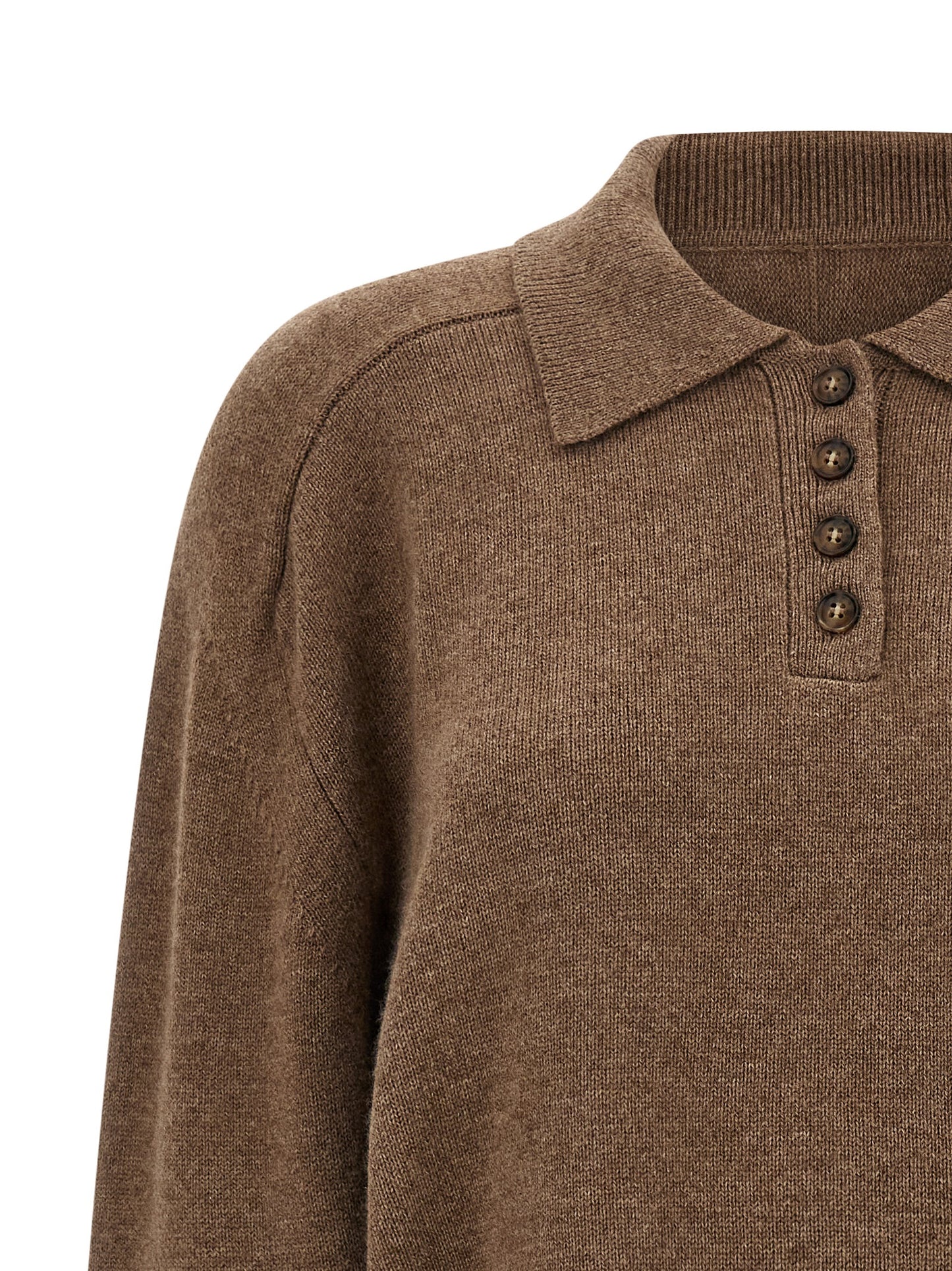 Loulou De Saison Homere Cashmere Sweater - Brown