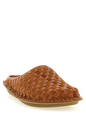 Comme Des Garçons Homme Moccasins — Roma Sabots (Brown)