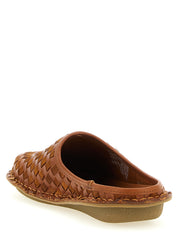 Comme Des Garçons Homme Moccasins — Roma Sabots (Brown)