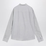 Ami Paris Ami De Coeur striped white shirt