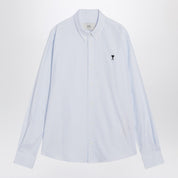 Ami Paris Light blue/white striped shirt Ami De Coeur