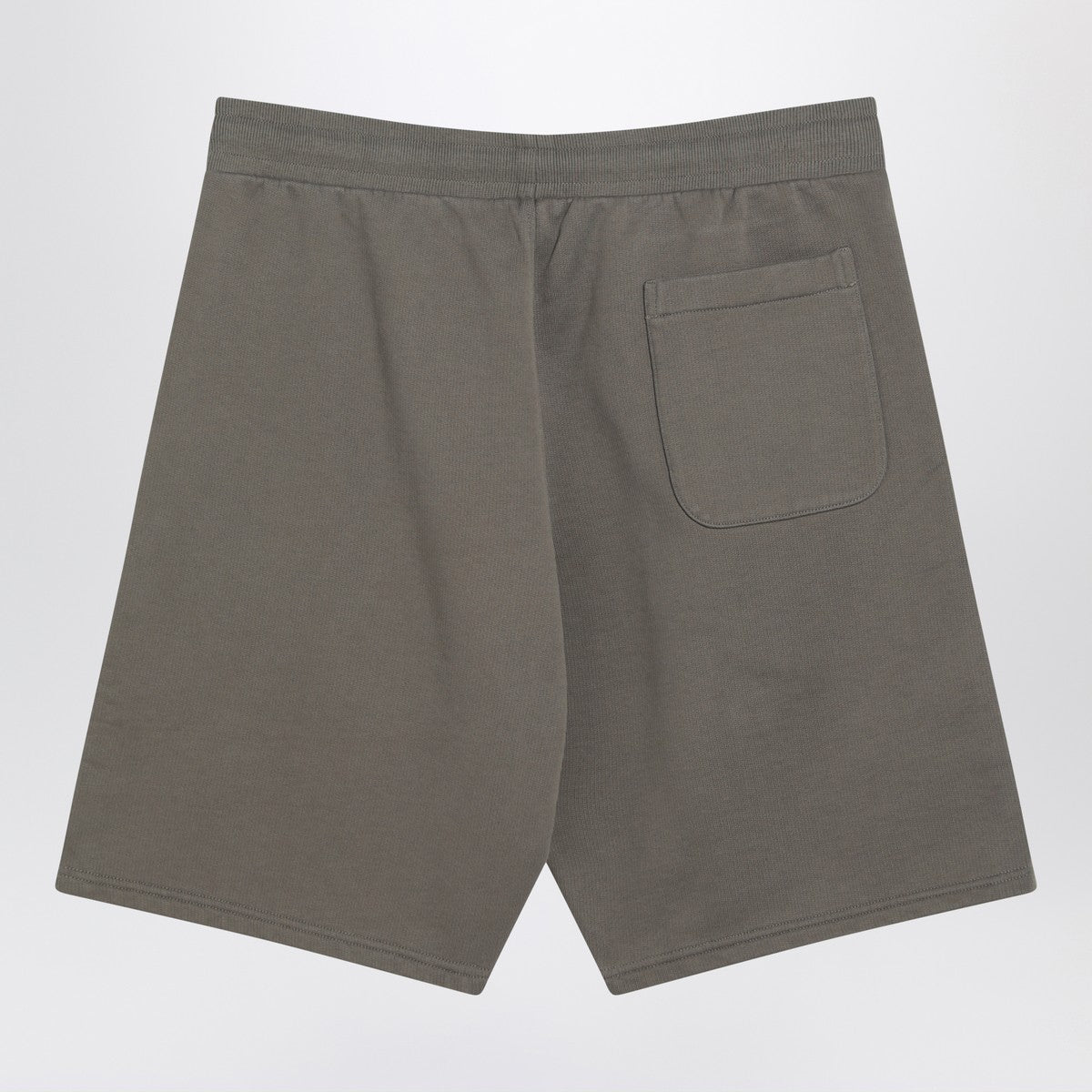 Ami Paris Gray Ami de Coeur Shorts in Cotton