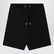 Ami Paris Ami De Coeur black bermuda shorts