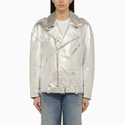 HALFBOY Silver leather jacket