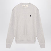 Ami Paris Grey Ami De Coeur sweatshirt