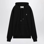 Ami Paris Black Ami De Coeur hooded sweatshirt