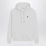 Ami Paris White Ami De Coeur hooded sweatshirt