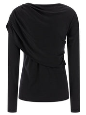 Isabel Marant Asna Top – Draped Wool Jersey Top