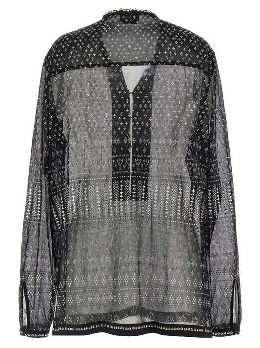 Isabel Marant Nickie Blouse — Women's Black Blouse