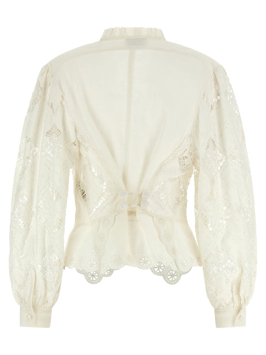 Isabel Marant Nina Blazer — Women's White Jacket
