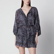ISABEL MARANT Faded Night silk blouse