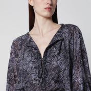 ISABEL MARANT Faded Night silk blouse