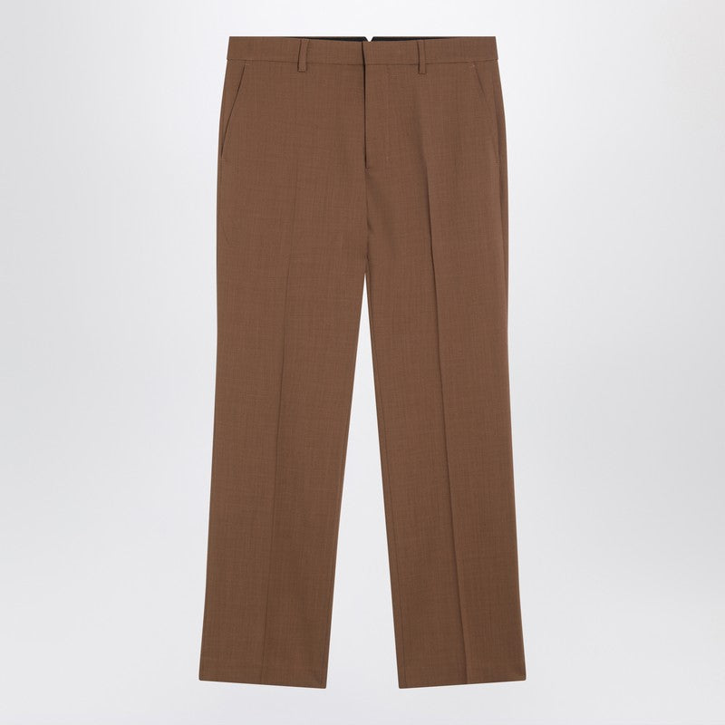 Ami Paris Hazelnut wool trousers
