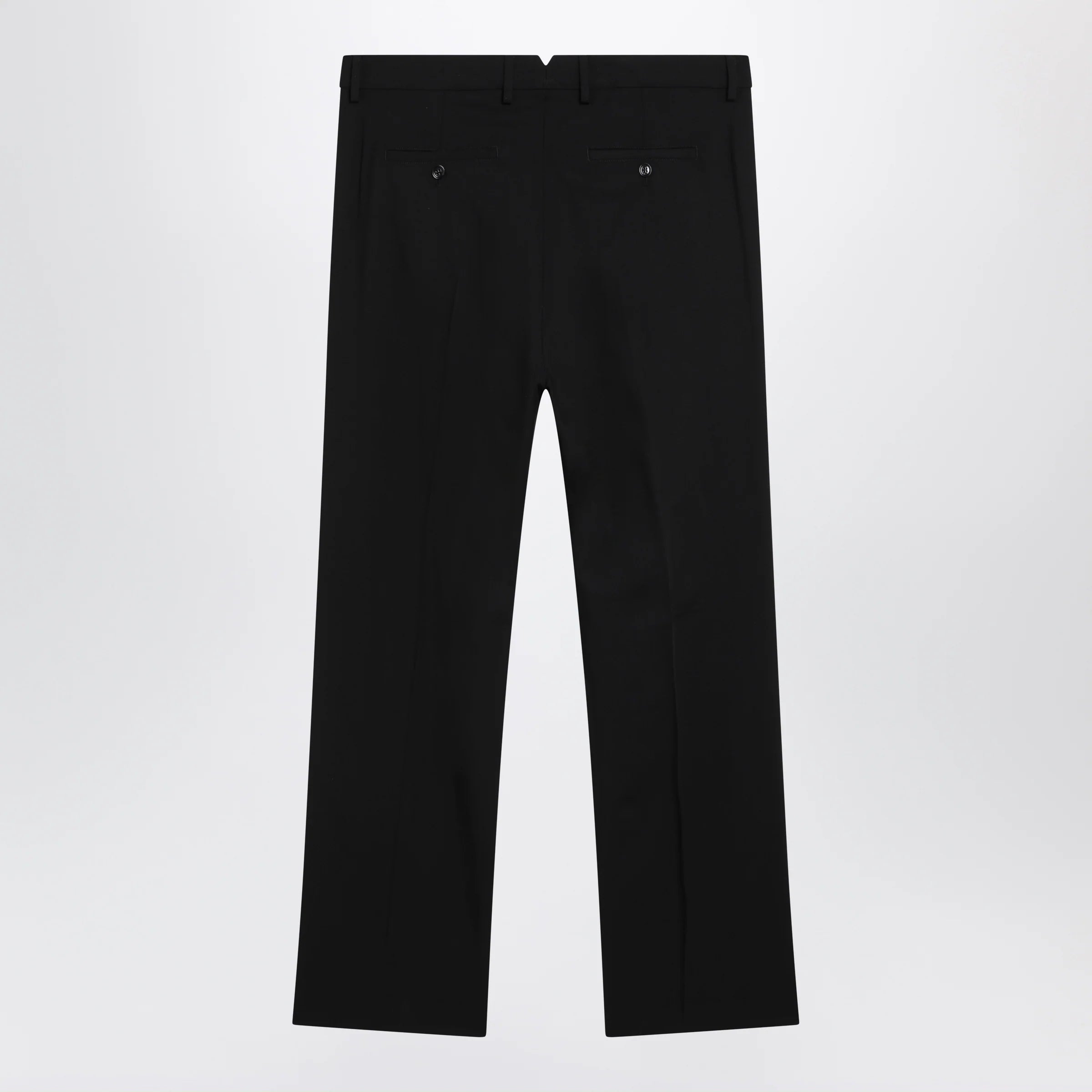 Ami Paris Black trousers in wool gabardine