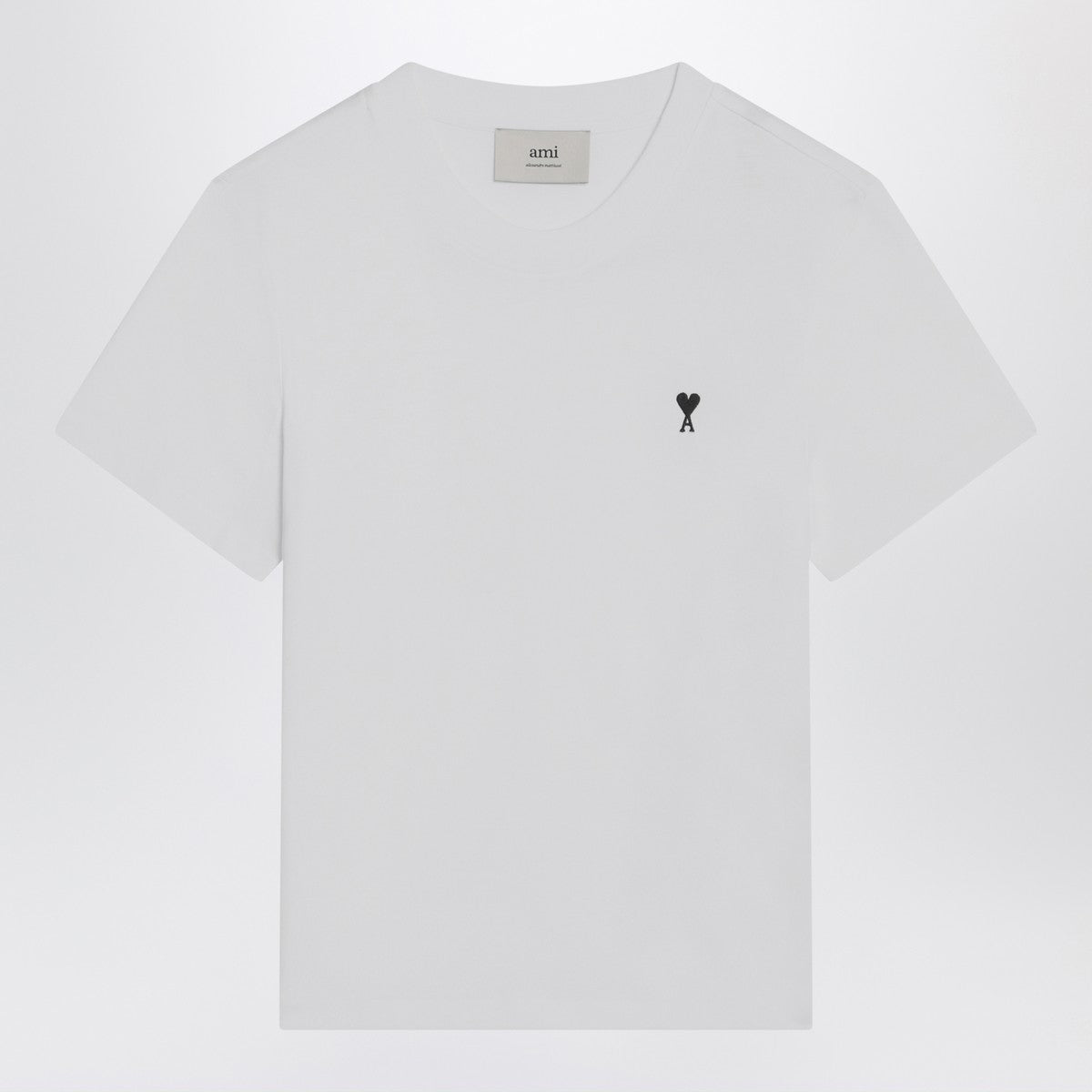 Ami Paris T-shirt Ami De Coeur white cotton