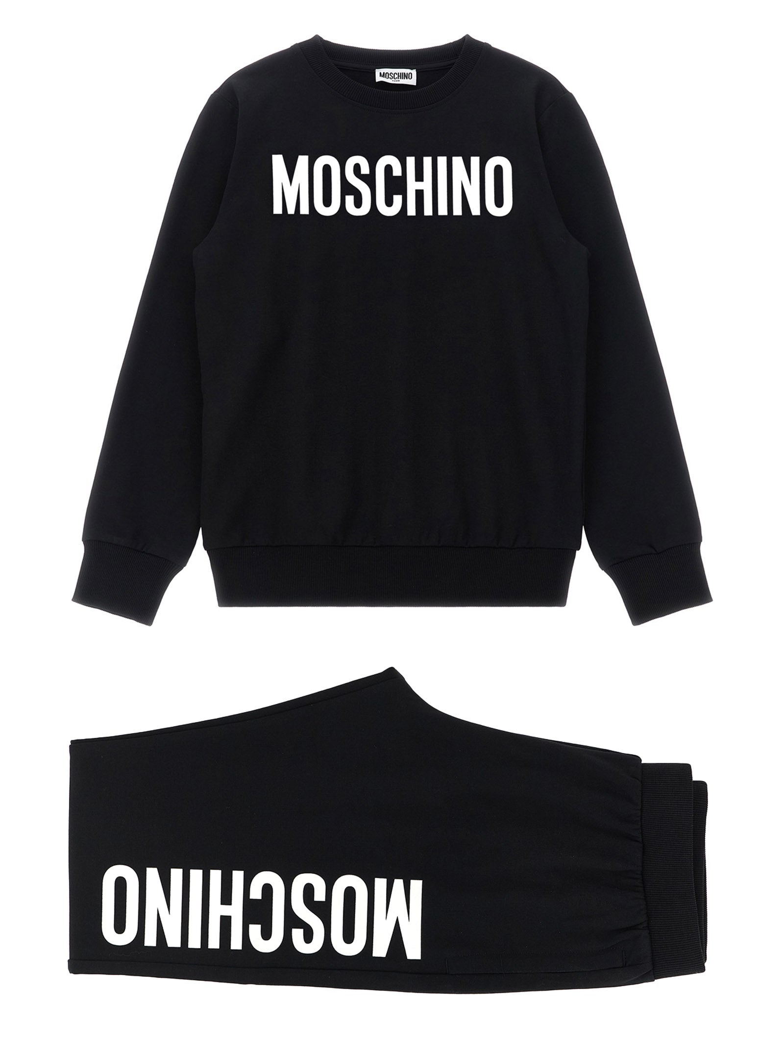 Moschino Kid Teen Sweatshirt + Joggers Set — Dresses