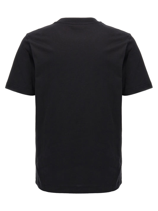 Marni Logo T-shirt for Men — Black Cotton Topwear