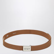 Ceinture Clip Chrome Carhartt WIP en toile marron