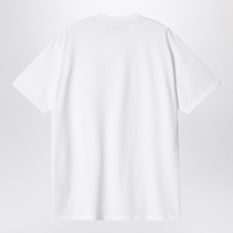 Carhartt WIP White S/S Pocket T-Shirt in Cotton
