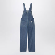 Carhartt WIP Bib Overall Straight — Blue Stretch Cotton