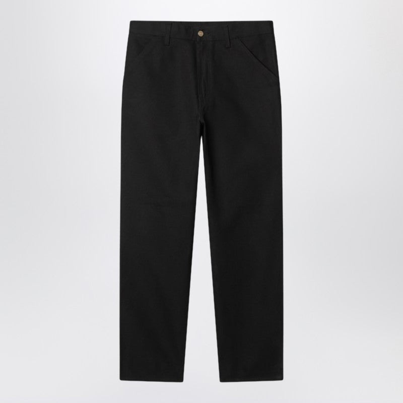 Carhartt WIP Single Knee Pant Black Rinsed in organic cotton