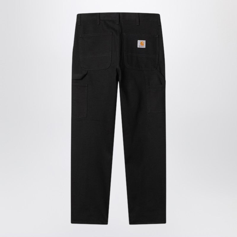 Carhartt WIP Single Knee Pant Black Rinsed in organic cotton